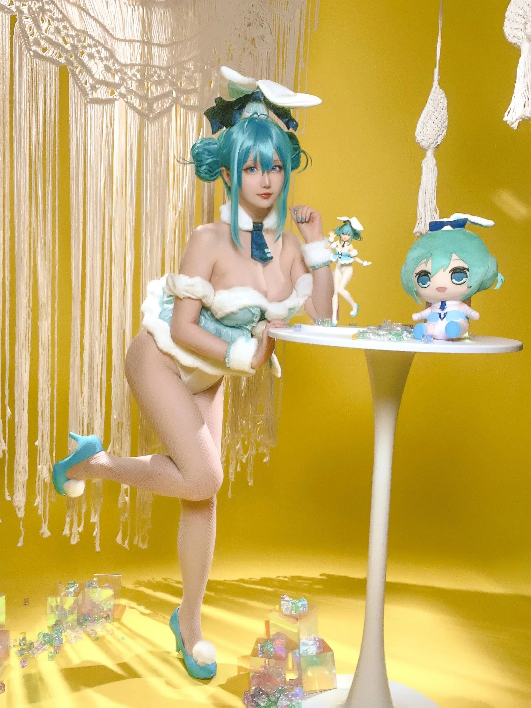 星之迟迟 – NO.158 23年9月计划A 初音未来 白兔女郎 [77P]插图2